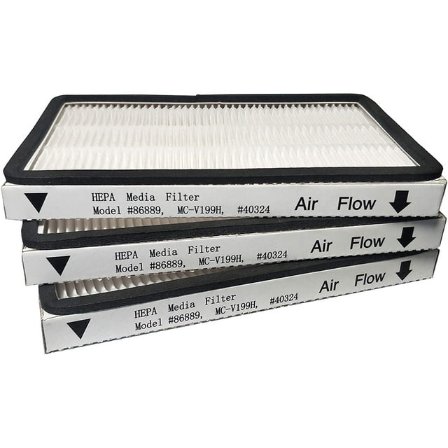 Kenmore EF1 HEPA Filter Replacement for Vacuum Cleaners, Part 86889, Pack of 3