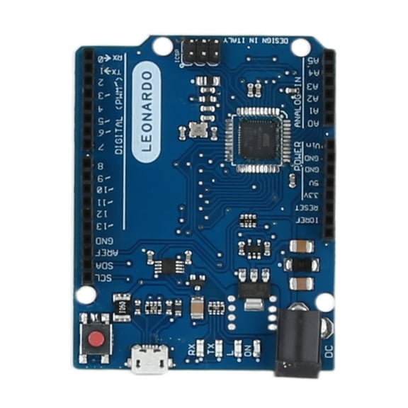 ATmega32U4 Leonardo R3 Development Board, 5V 16MHz Microcontroller Board with 20 Digital I/O Pins, 7 PWM Channels, 12 Analog Inputs for Arduino Embedded Development