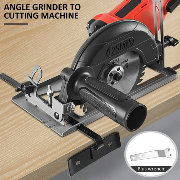 Fznkrag Angle Grinder Holder 45°Adjustable Cutting Machine Slotting Bracket for 100 125 Cutting Machine Stands