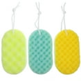 thumbnail image 1 of ATriss 3Pcs Bathing Sponge Body Scrubbers Clean and Exfoliating Shower Bathing Tools Sponge with Hanging Rope for Women Men (Random Color), 1 of 11