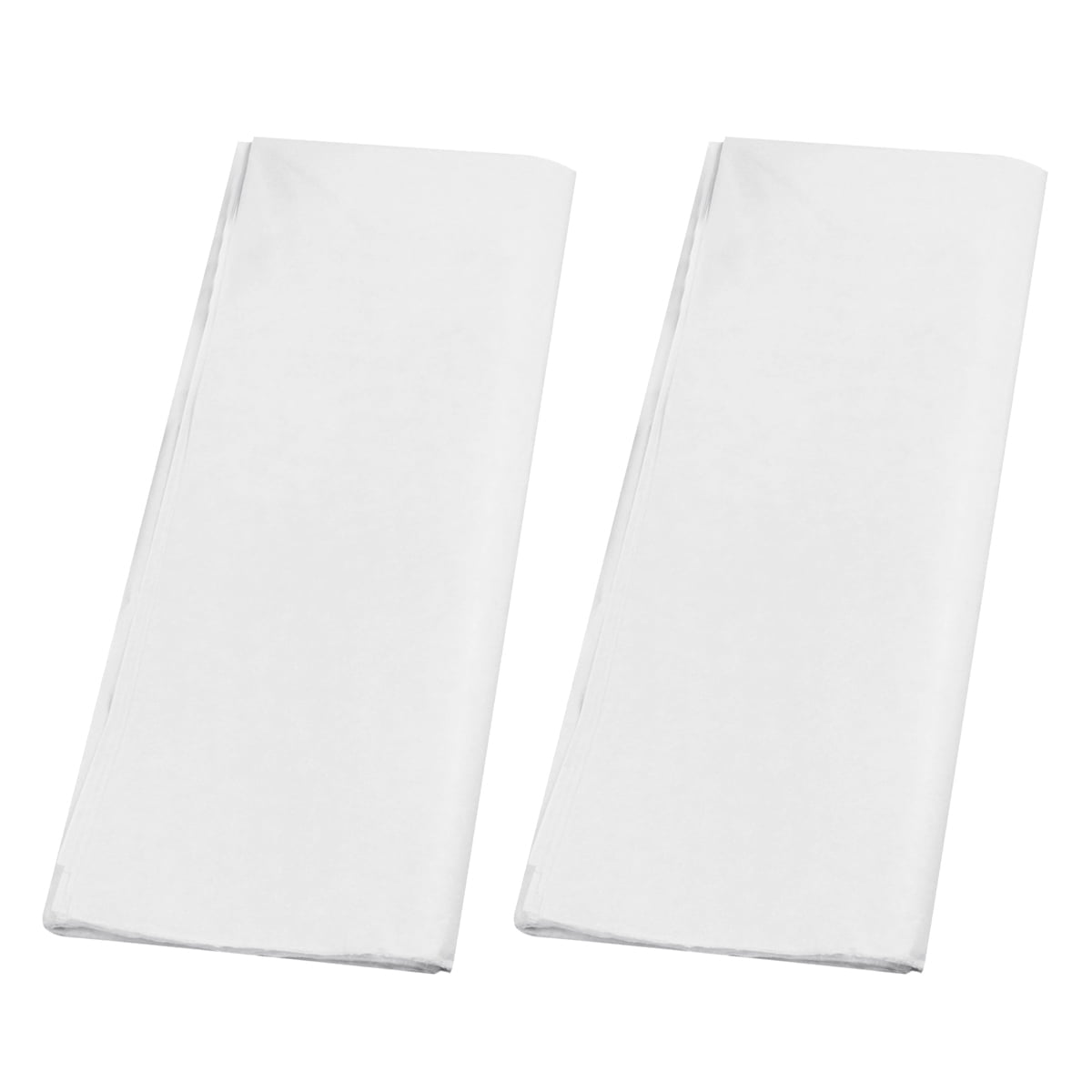 ATriss 5 Packs/Set Colored Tissue Paper Thin Craft Paper for Gift Wrapping Wedding Decor Handcraft (White)