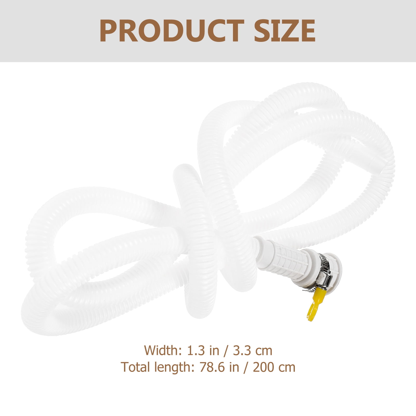 ATriss Air Conditioner Drain Hose,Air Conditioner Drain Hose 2M Mini Split Drain Hose Portable