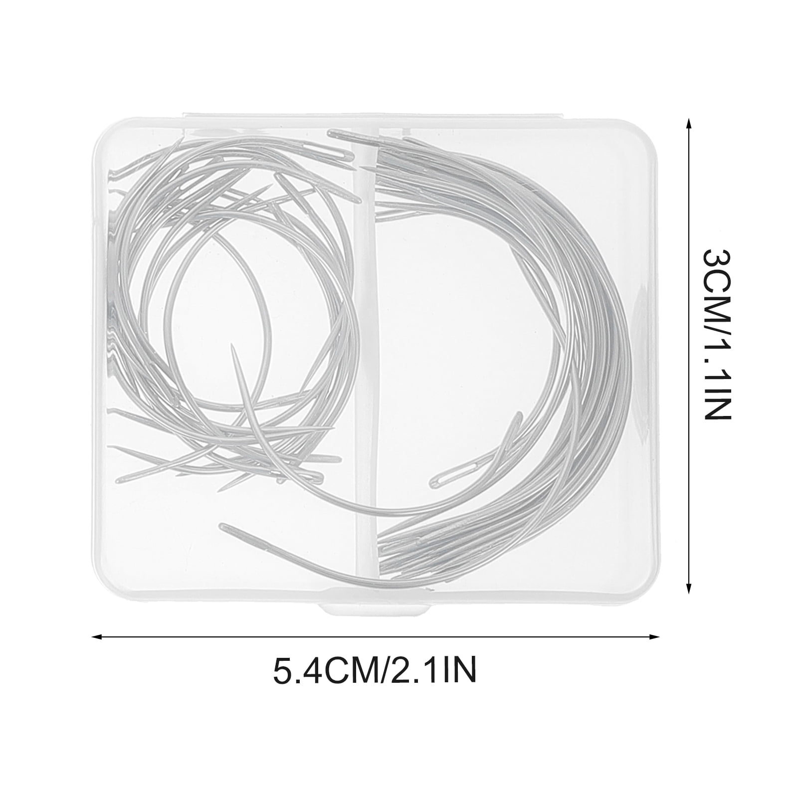 ATriss C Type Curved Needles,40 Pcs C Type Curved Needles Practical