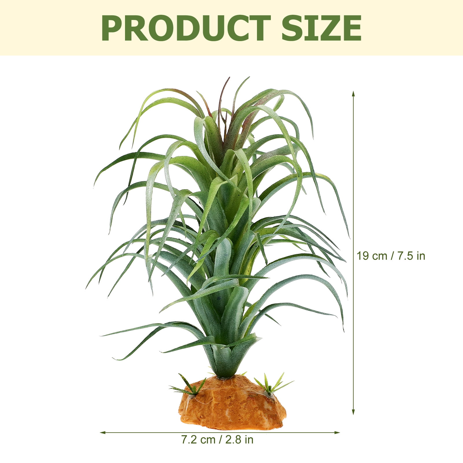 ATriss Fake Plants for Reptiles,Artificial Reptile Plants Reptile