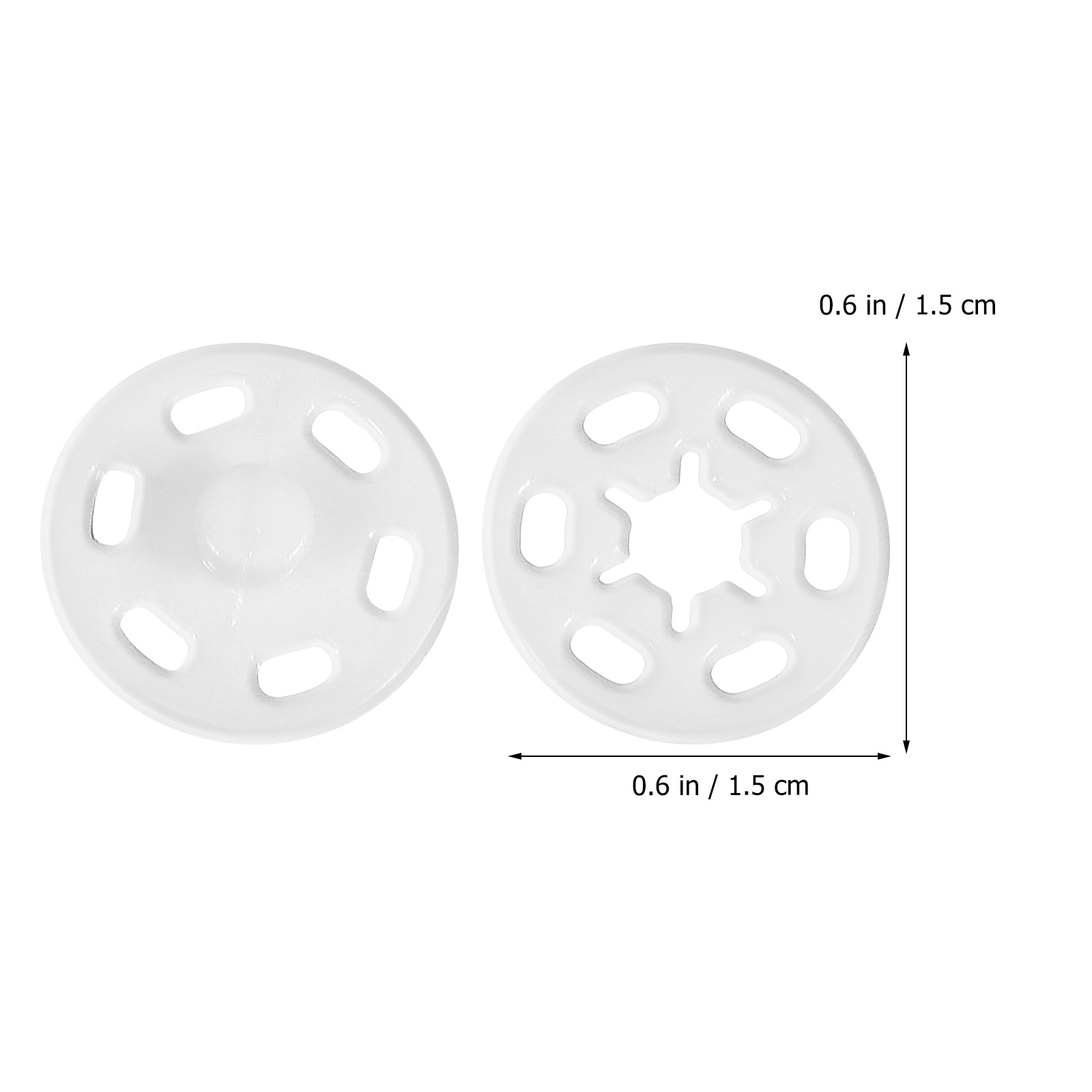 ATriss Snaps for Sewing,120 Sets Snap Buttons Sewing Snap Button