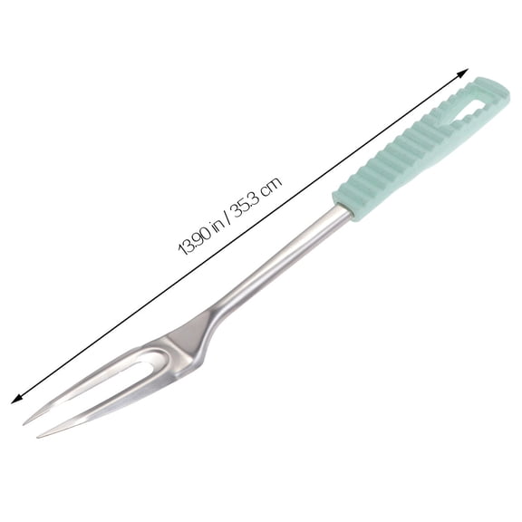 IBASETOY Stainless Steel Serving Utensils Fork Silver 1Set