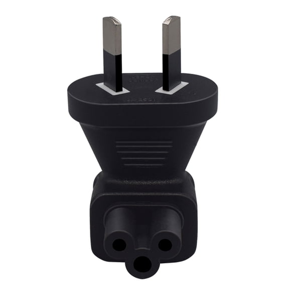 AU 2Pin to IEC320C5 Cloverleaf Tail Power Adapter Plug Australia 2 Pin Conversion Plug JD20
