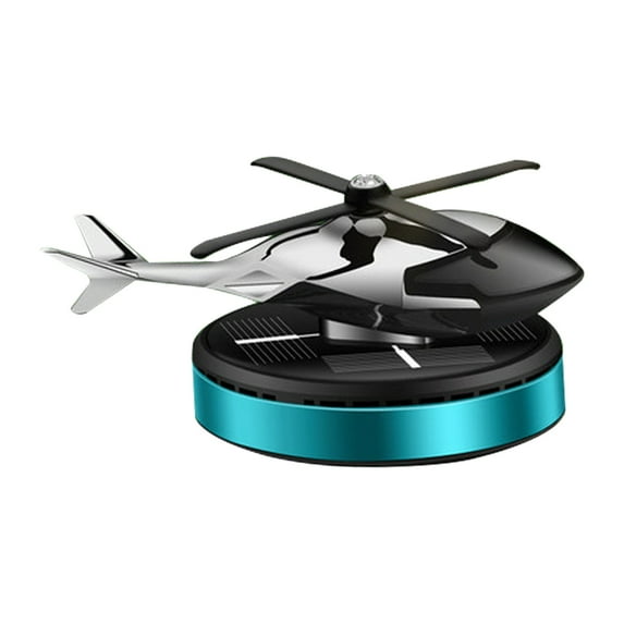 AU Car Air Freshener, Helicopter Solar Energy Rotating Aromatherapy Aviation Al Alloy Diffuser, Interior Decoration Accessories Diffuser for Car and Home