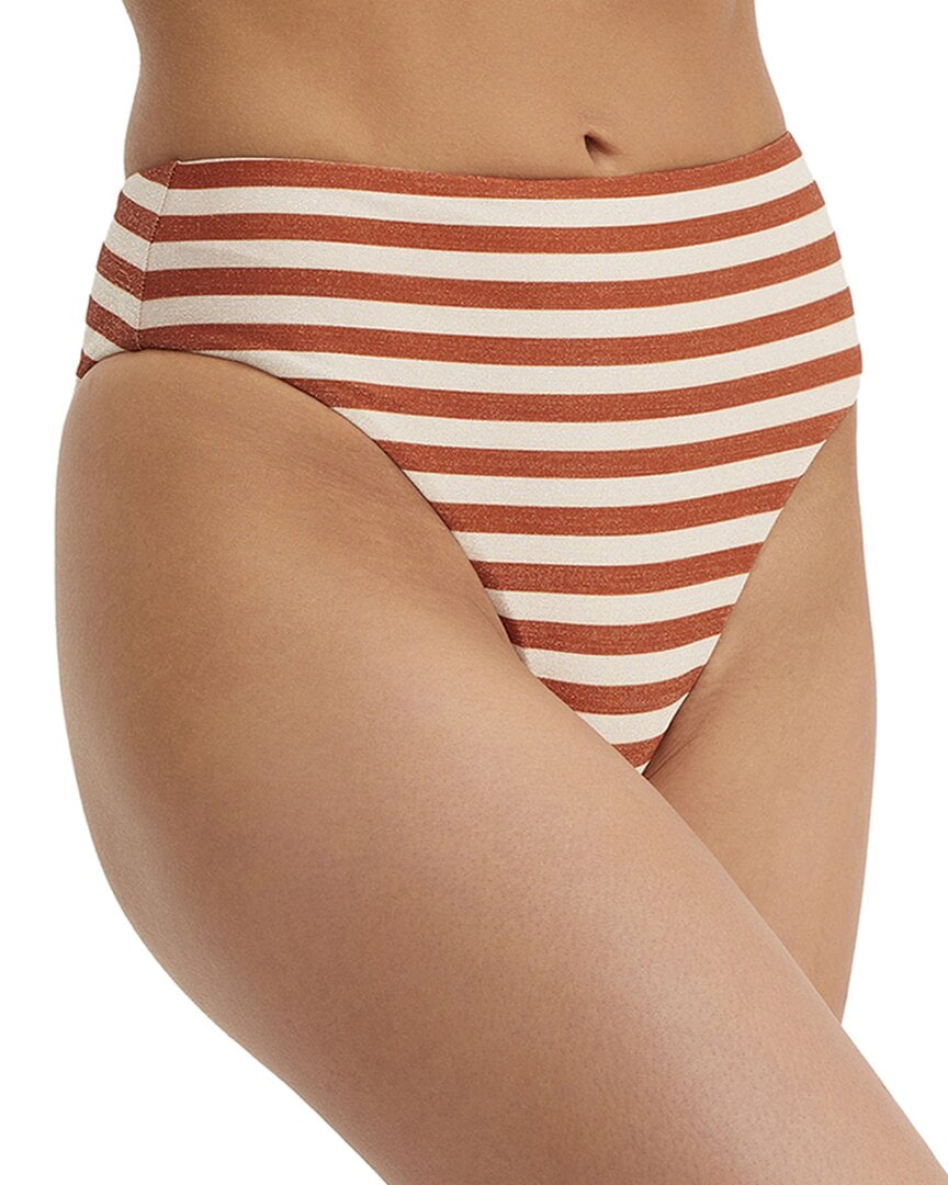 Au Naturel By Gottex Golden Hour Tyra High Leg High Waist Bottom Women’s