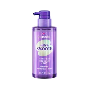 Aussie Ultra Smooth Defining Jelly, Anti-Frizz, Hold + Define, Styler, With Jojoba Oil, For All Textured Hair 10.1oz