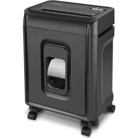 AU1035XA 10-Sheet cut Paper/Credit Card Shredder with 4-Gallon Pullout Wastebasket