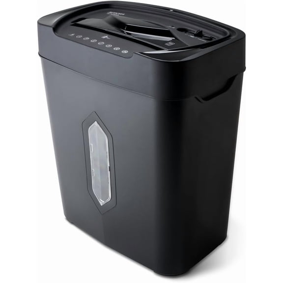 AU1220XA 12-Sheet Crosscut Paper and Credit Card Shredder with 5.2-Gallon Wastebasket and SL16 Professional Grade Synthetic Shredder Oil, 16 Oz Flip-Top Leak Proof Bottle