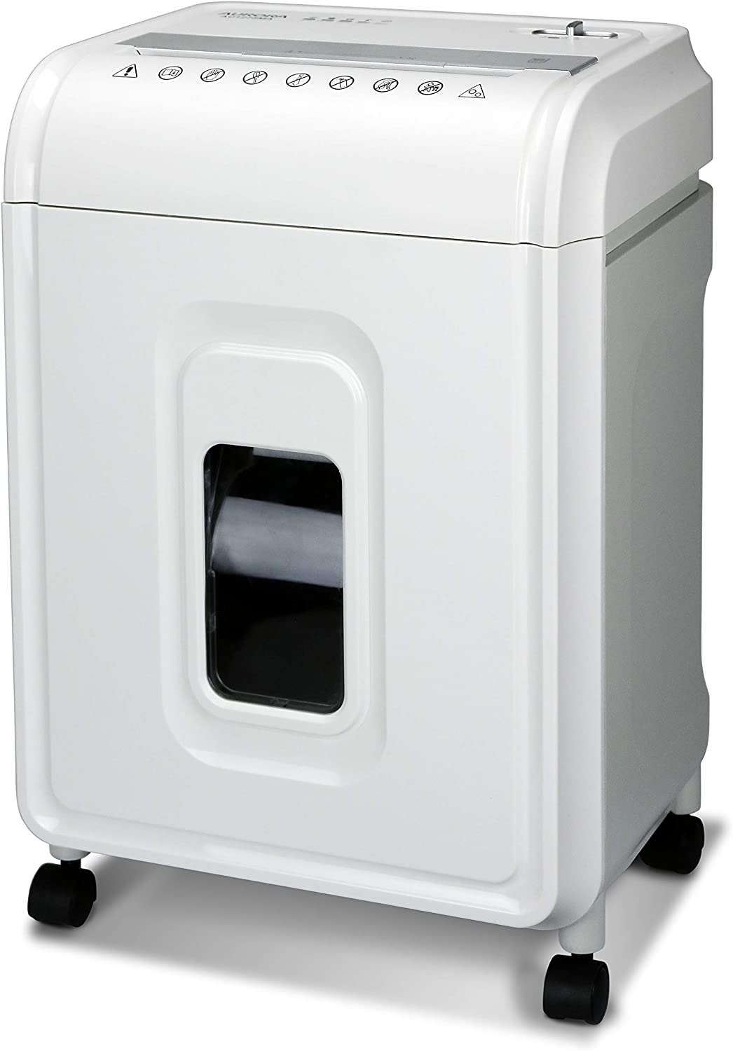 AU1480MA Professional Grade 14-Sheet Micro-Cut Paper and CD/Credit Card Shredder/ 30 Minutes Continuous Run Time, White/Gray
