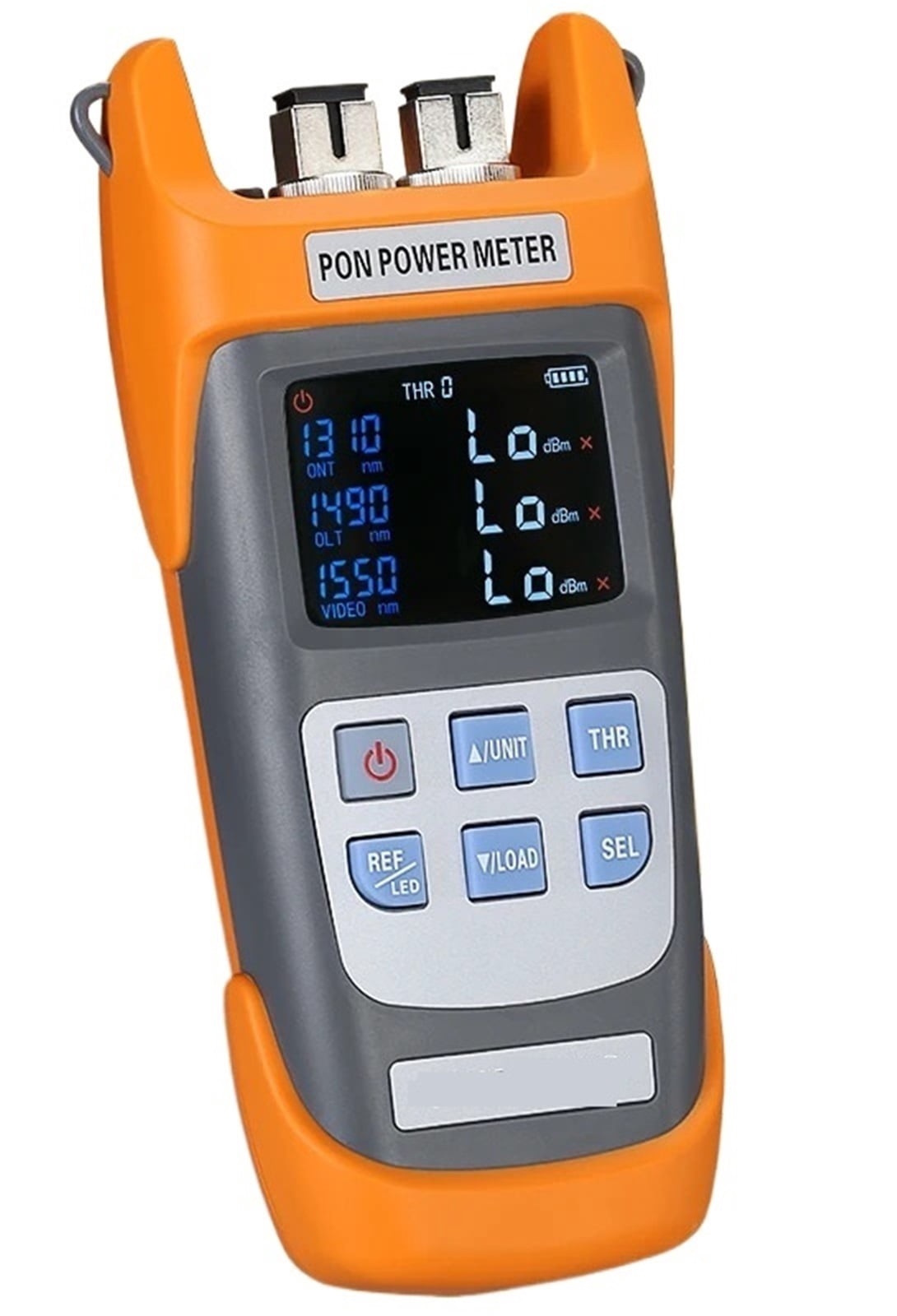 Ont Leds AUA-330A/U APC/UPC Port (optional) Handheld Fiber Optical PON Power ...