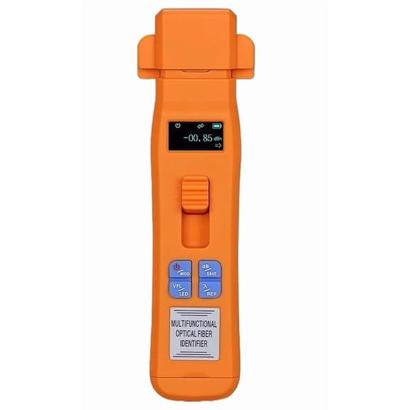 AUA-C607/C605 Rechargeable Fiber Optic Identifier Live With Built In OFI /OPM /LED Light /VFL 800-1700nm SM ,Precision Tool