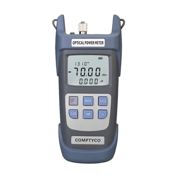 AUA-G710A/G510A FTTH Optical Power Meter With LED Lighting -70~+10dBm/-50~+26dBm Fiber Optic Cable Tester With SC,FC Connector ,Easy Use