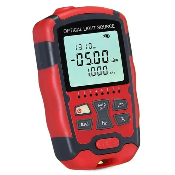 AUA-M1315 Optic Fiber Power Meter FTTH Fiber Cable Tester and Singlemode Fiber Optical Light Source ,High Precision Diagnostic