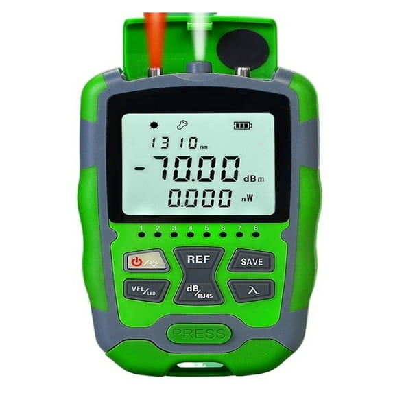 AUA-MC70 Optical Power Meter,-70~+10dBm 4 In 1 Multifunction Fiber,Network Cable Tester Visual Fault Locator 1-50MW(optional)