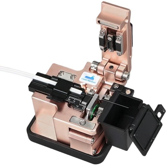 AUA-X3 Fiber Cleaver High Precision Optical Fiber Cable Cutting Knife FTTH Fiber Optic Cutter Tools 24 Point Blade ,High Precision