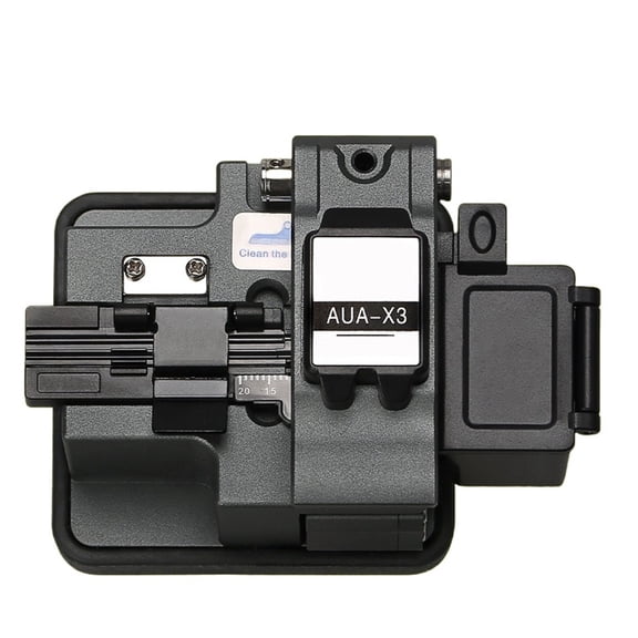 AUA-X3 High Precision Fiber Cleaver FTTH Fiber Optic Cutter FTTH Fiber Cable Cutter Knife Tools 24 Surface Blade ,More Efficency