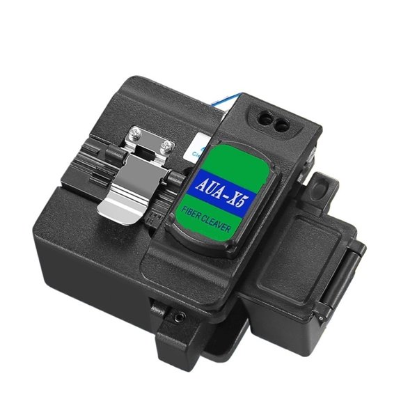 AUA-X5 Fiber Cleaver FTTH Cold Hot Melt Connection Optical Fiber Cable Cutting Knife Tools 16 Face Blade ,High Precision