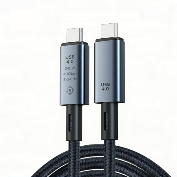 AUBEAMTO 40Gbps Thunderbolt 4 USB4 Cable 4ft, USB C Thunderbolt 4 Cable with 8K Video and 240W Charging, USB 4 Thunderbolt Cable Compatible with USB4, Thunderbolt 3 Cable Hub Docking Steam Deck