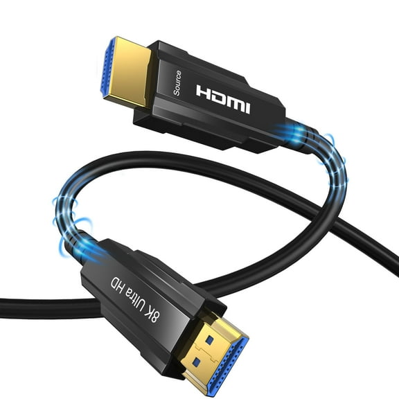 AUBEAMTO 8K HDMI 2.1 Fiber Optic Cable 16ft Supports 4K@120Hz, 8K@60Hz, 7680x4320 Resolution, 48Gbps for PS5 PS4 HDTV etc