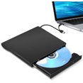 thumbnail image 1 of AUBEAMTO External CD/DVD Drive for Laptop in white , USB 3.0 & Type-C CD Burner, Portable DVD Player, Slim External Optical Drive Compatible with Windows, Mac, Linux OS (2 in 1 USB A&C), 1 of 7
