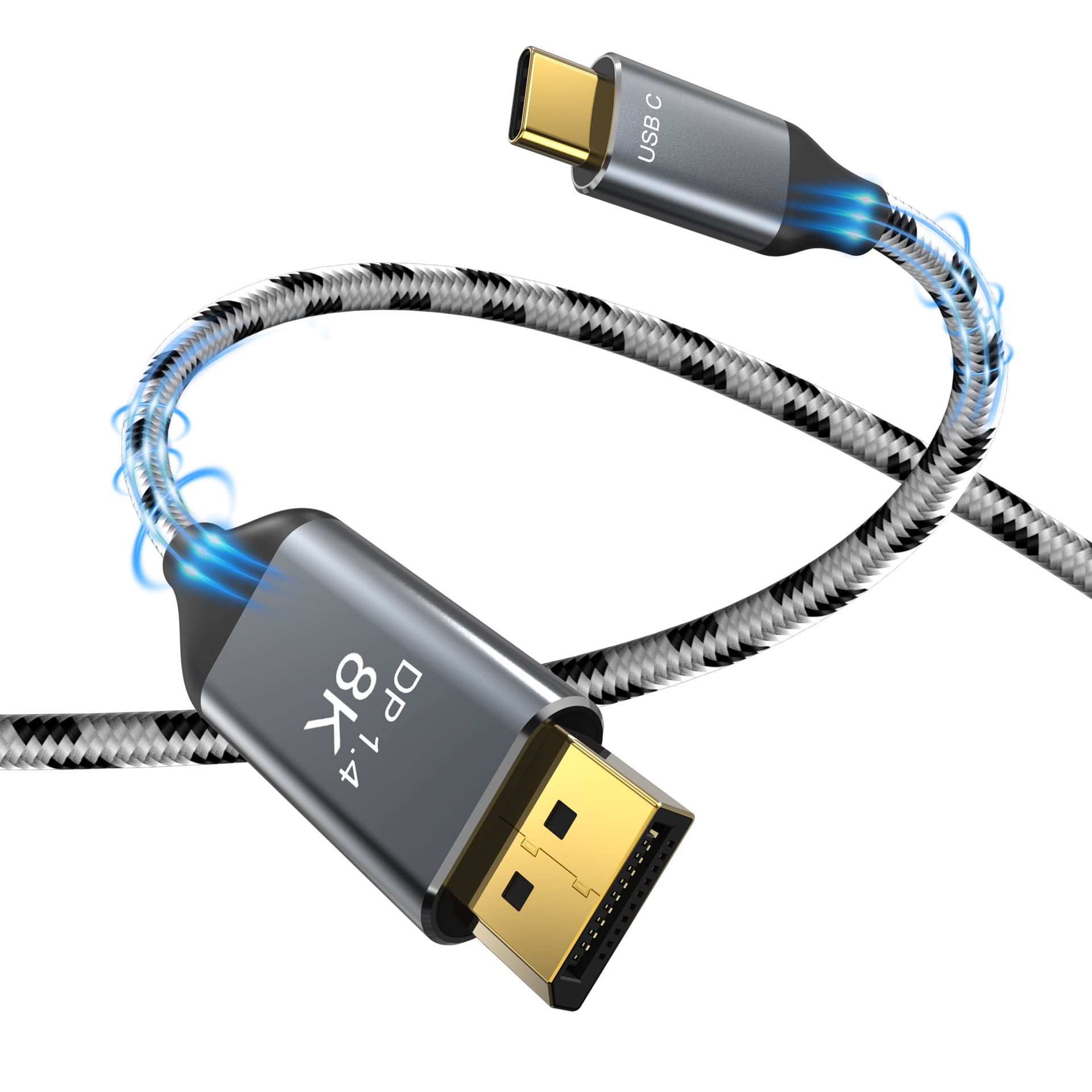 AUBEAMTO USB C to DisplayPort Cable [8K@60Hz, 4K@144Hz 120Hz