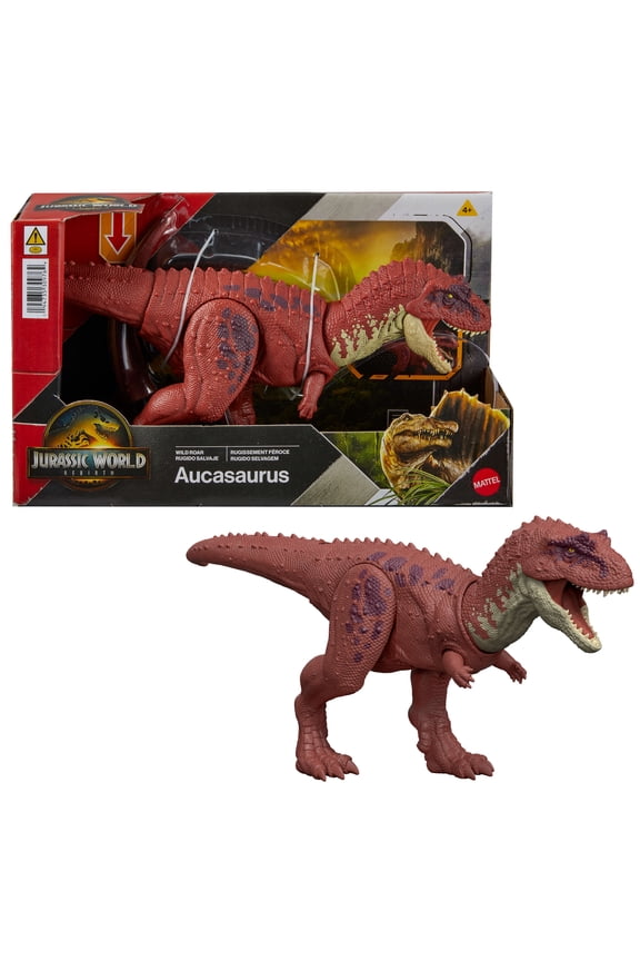 Rebirth Wild Roar Aucasaurus Dinosaur Toy, Tail Controlled Attack Chomp & Sound