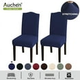 thumbnail image 1 of AUCHEN High Stretch Navy Chair Covers, Stretch (2 Count), 1 of 6