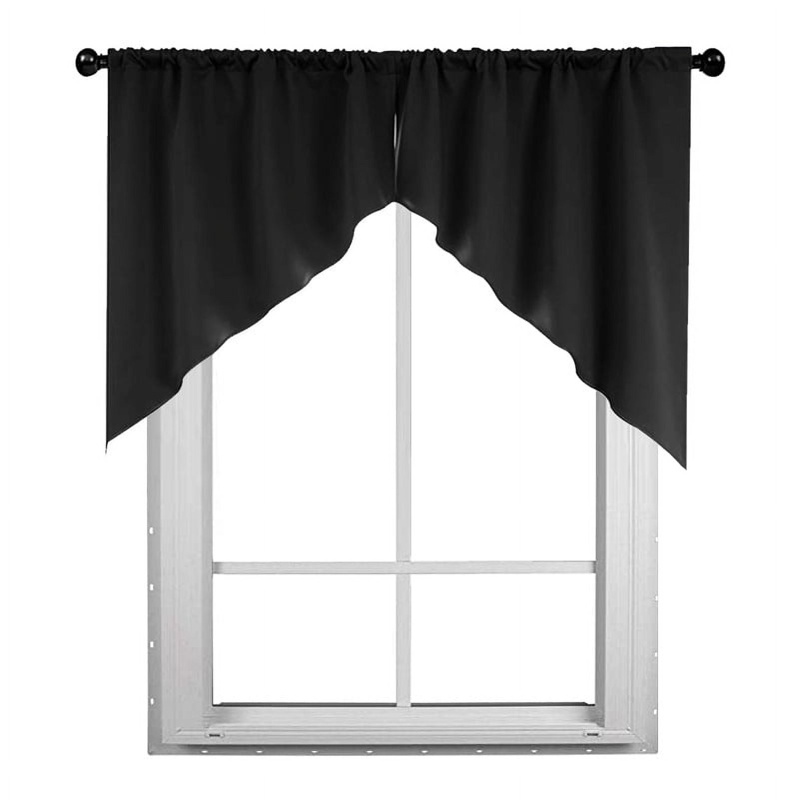 AUCHEN Minimalism Home Swag Curtain Valance for Windows, Elegant