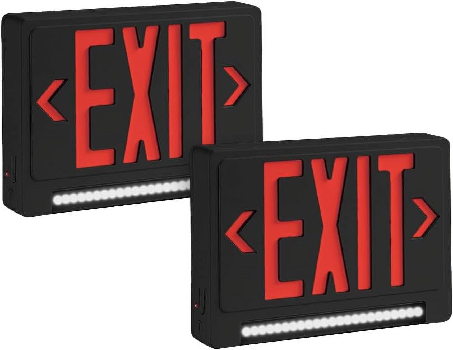AUCHI 2 Pack Ultra Bright Energyefficient Lighted Exit Signs with