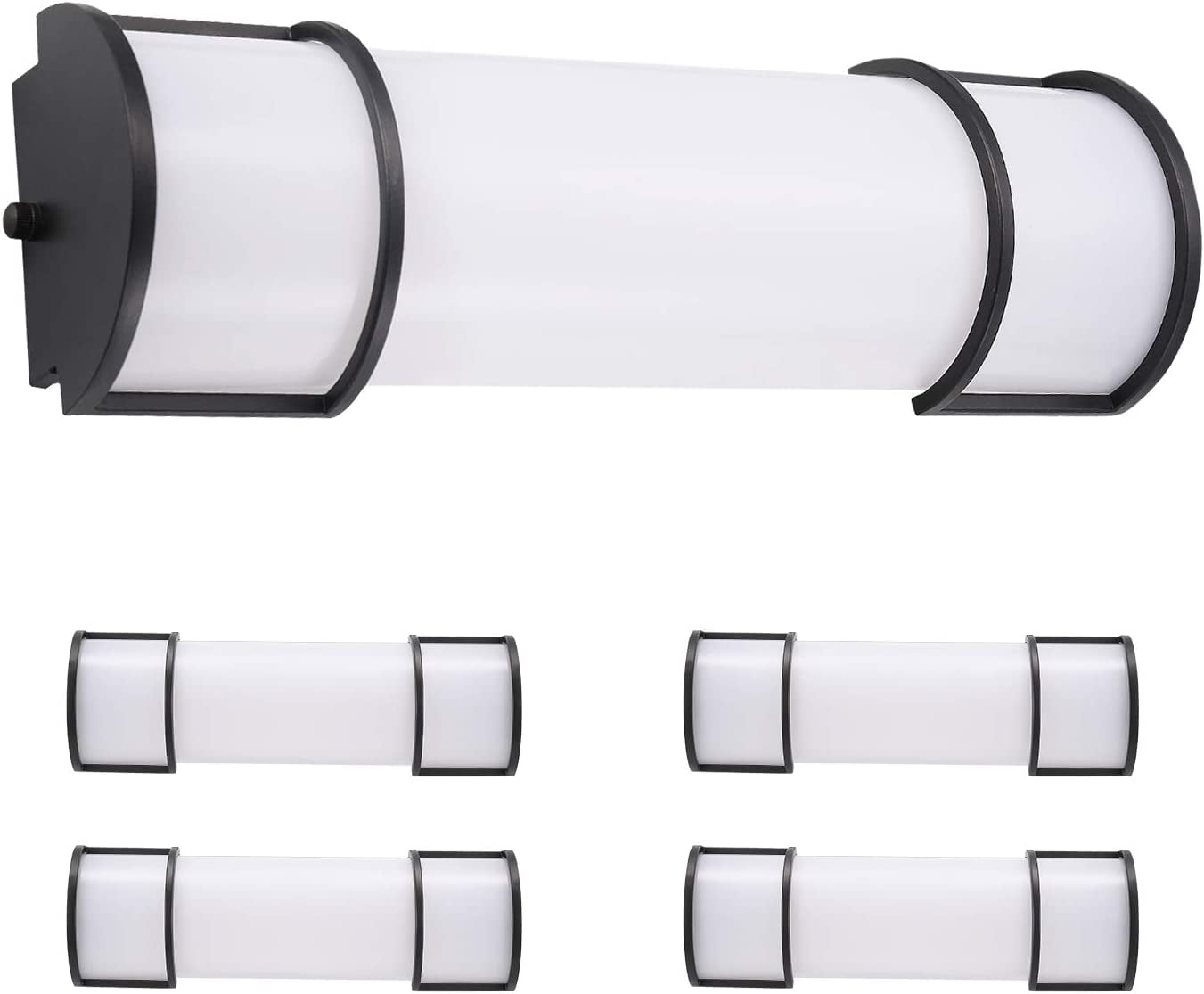 AUCHI LED 18 Inch Flush Mount Vanity Lighting Fixture 20W 120V 1650LM