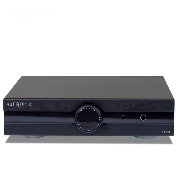 AUDALYTIC HP70 Headphone Amplifer,Fully Balanced Discrete,Class A amplifier with Remote Control,Black