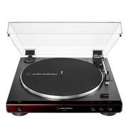 AUDATLP60XBW Audio Technica AT-LP60X Fully Automatic Belt-Drive Stereo Turntable Brown Black