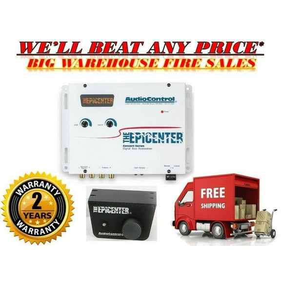 AUDIO CONTROL THE EPICENTER CAR AUDIO DIGITAL BASS RESTORATION EQUALIZER WHITE