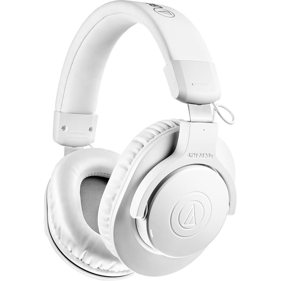 AUDIO-TECHNICA - ATH-M20xBT Wireless Over-Ear Headphones - White