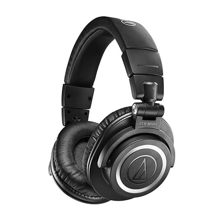 AUDIO-TECHNICA - ATH-M50XBT2 Bluetooth Wireless Headphones - Black