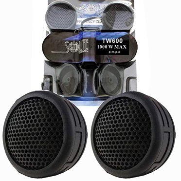 AUDIOBANK 5-Pair Car Tweeters - 1 Inch Super High Frequency Mini Dome Tweeters