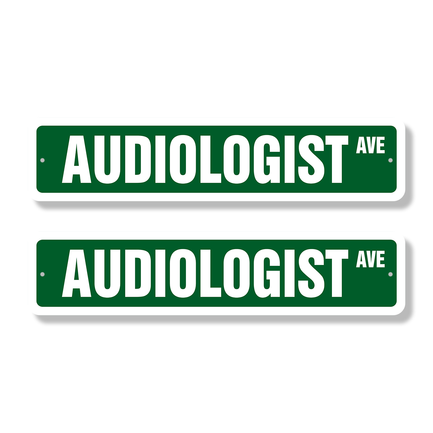 AUDIOLOGIST Classic Street Sign (2 Pack) hearing ears phonics head ...