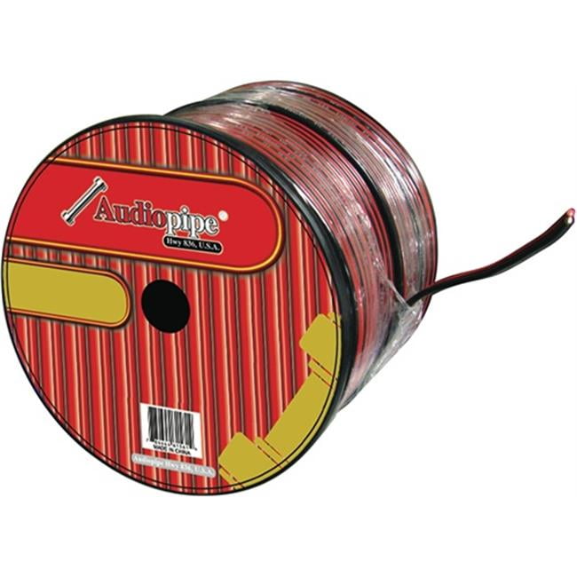 AUDIOP 12 Gauge 500 ft. Spool Speaker Cable Red and Black