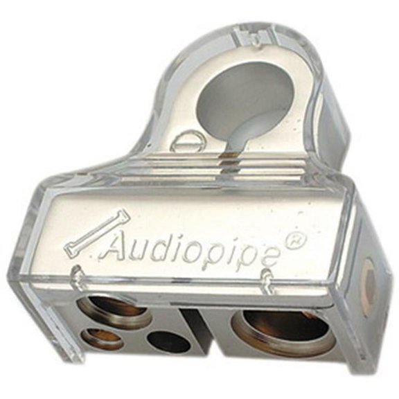 Battery Terminal Audiopipe Negative - Platinum Finish