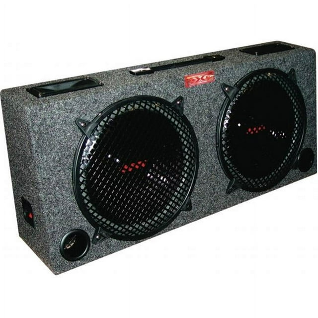 AUDIOP KIC100 10 in. Car Audio Subwoofer Box with 5 in. Tweeters