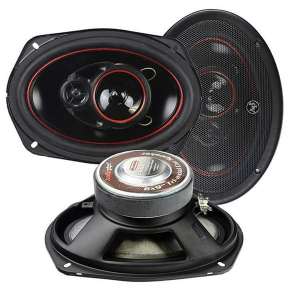 AUDIOPIPE Redline Speaker 6X9 3-WAY (pair) 400 WATT PP CONE