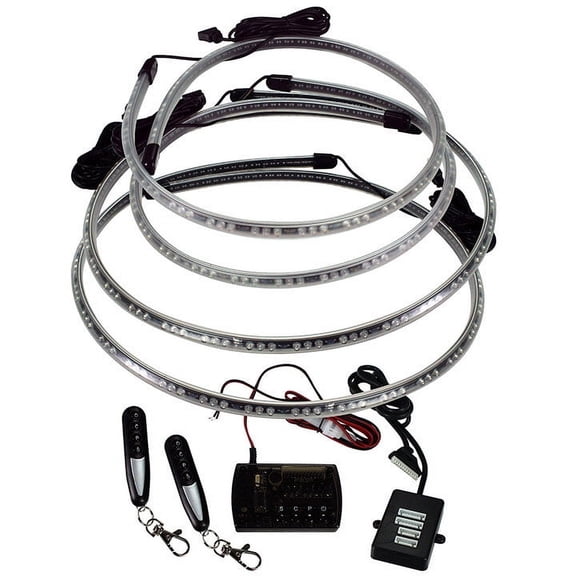 AUDIOPIPE NL-S3648FLT PIPEDREAM MULTI-COLOR UNDERBODY RGB LED LIGHT KIT w/REMOTE