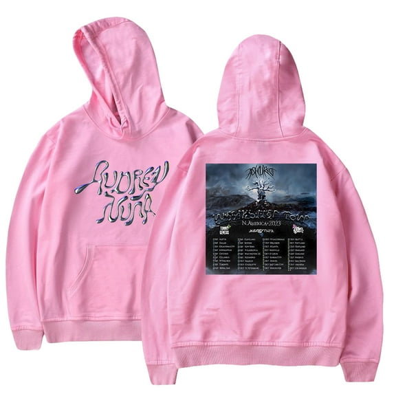 AUDREY NUNA Merch AUDREYNUNA Tour Hoodie Sweatshirt New Logo Women/Men Cosplay Pullovers Hooded Longsleeve
