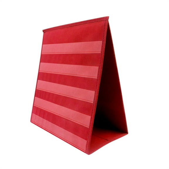 AUDea Desktop Pocket Chart, Self Standing Tabletop Teaching Classroom Pocket Charts Folding Double Desktop Pocket for Classroom Schedule Display Kids Kindergarten