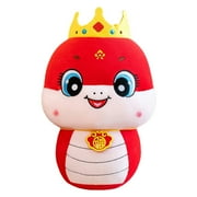 AUDeals 2025 Chinese Zodiac Plush Toy Lunar New Year Stuffed Animal Mascot for Spring Festival, Home Decor & Collectible Gift (Year of the Souvenir for Kids & Corporate Events)