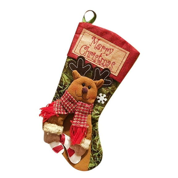 AUDeals ‌2025 New Christmas Socks for Men Large Size 3D Santa Old Man Snowman Reindeer Retro Holiday Novelty Funny Xmas Socks Gift Stocking Stuffer‌